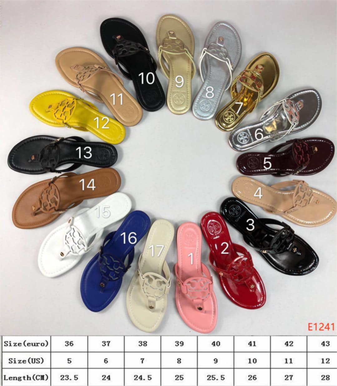 TB Sandals (Style 1-10)