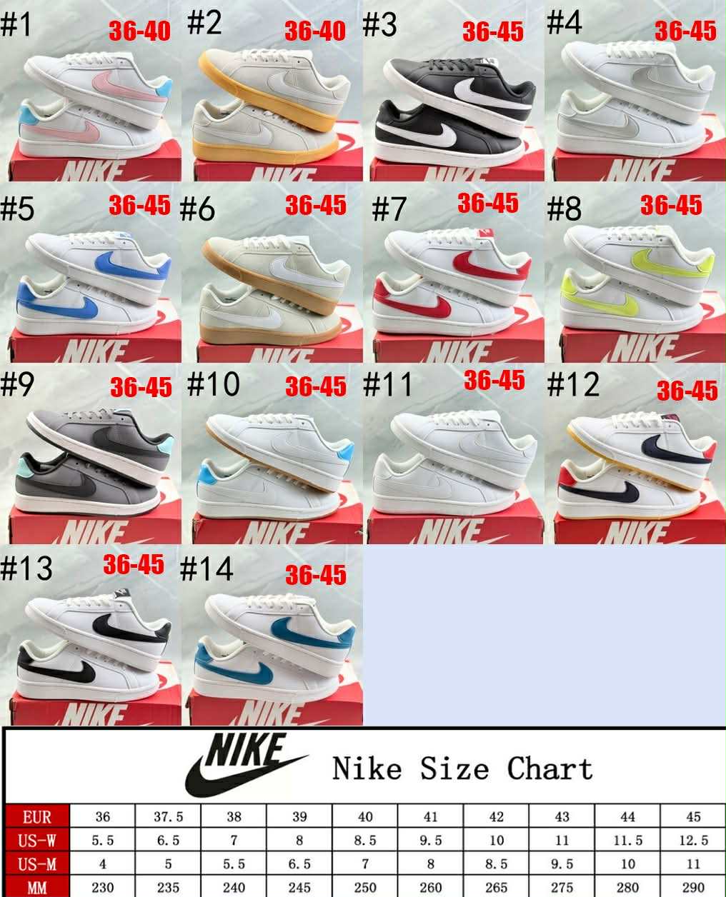 Nke Court Sneakers 1-8