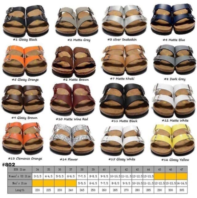 B-irk 2 Strap Sandals 5 (1-8)