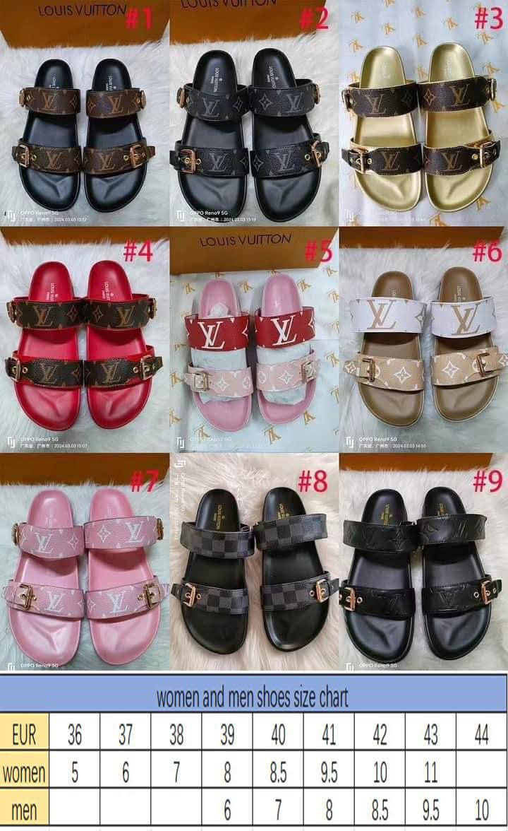 L Sandals 2 Strap Mono 1-9