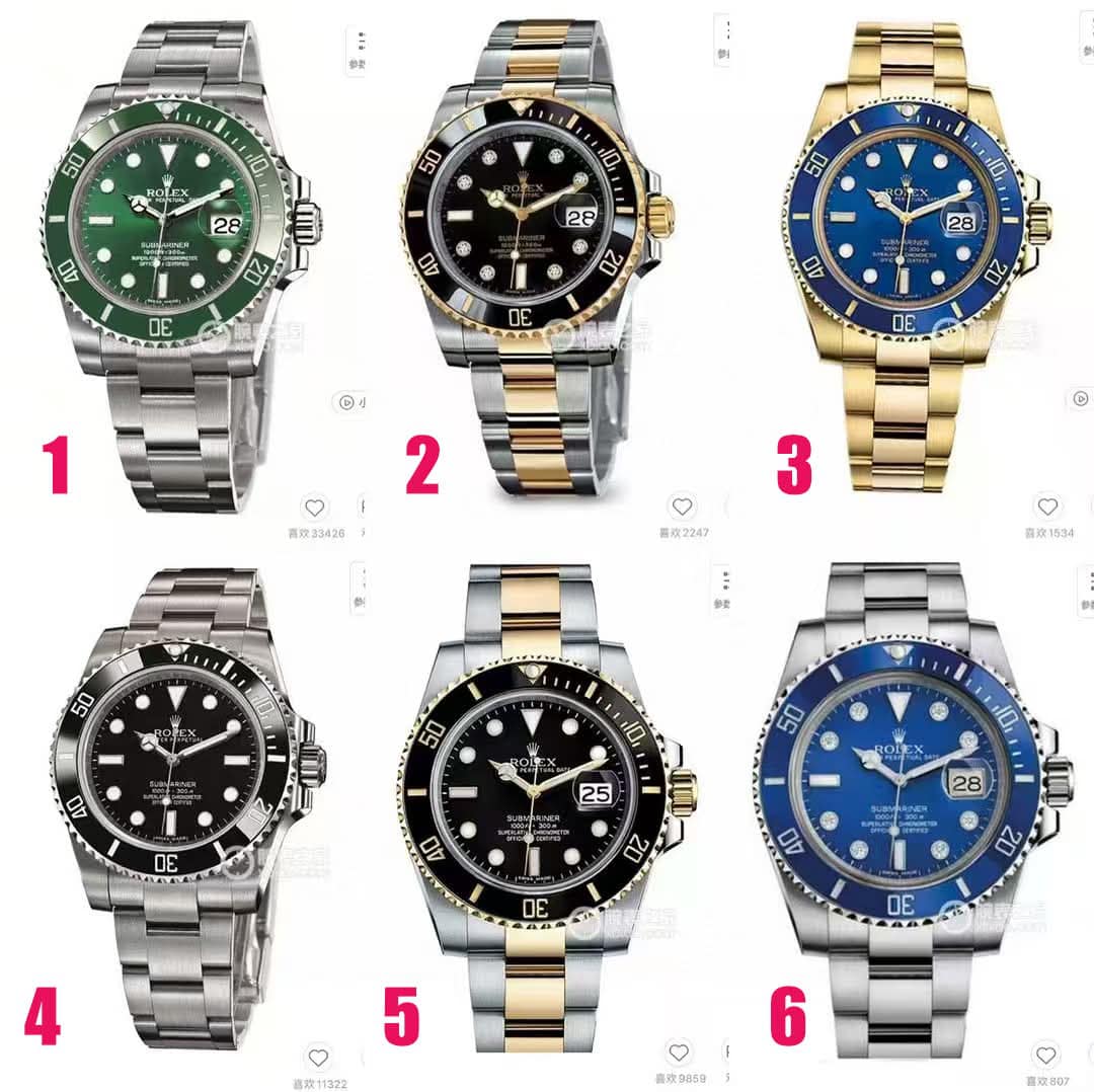 R Watch Mens 1-6