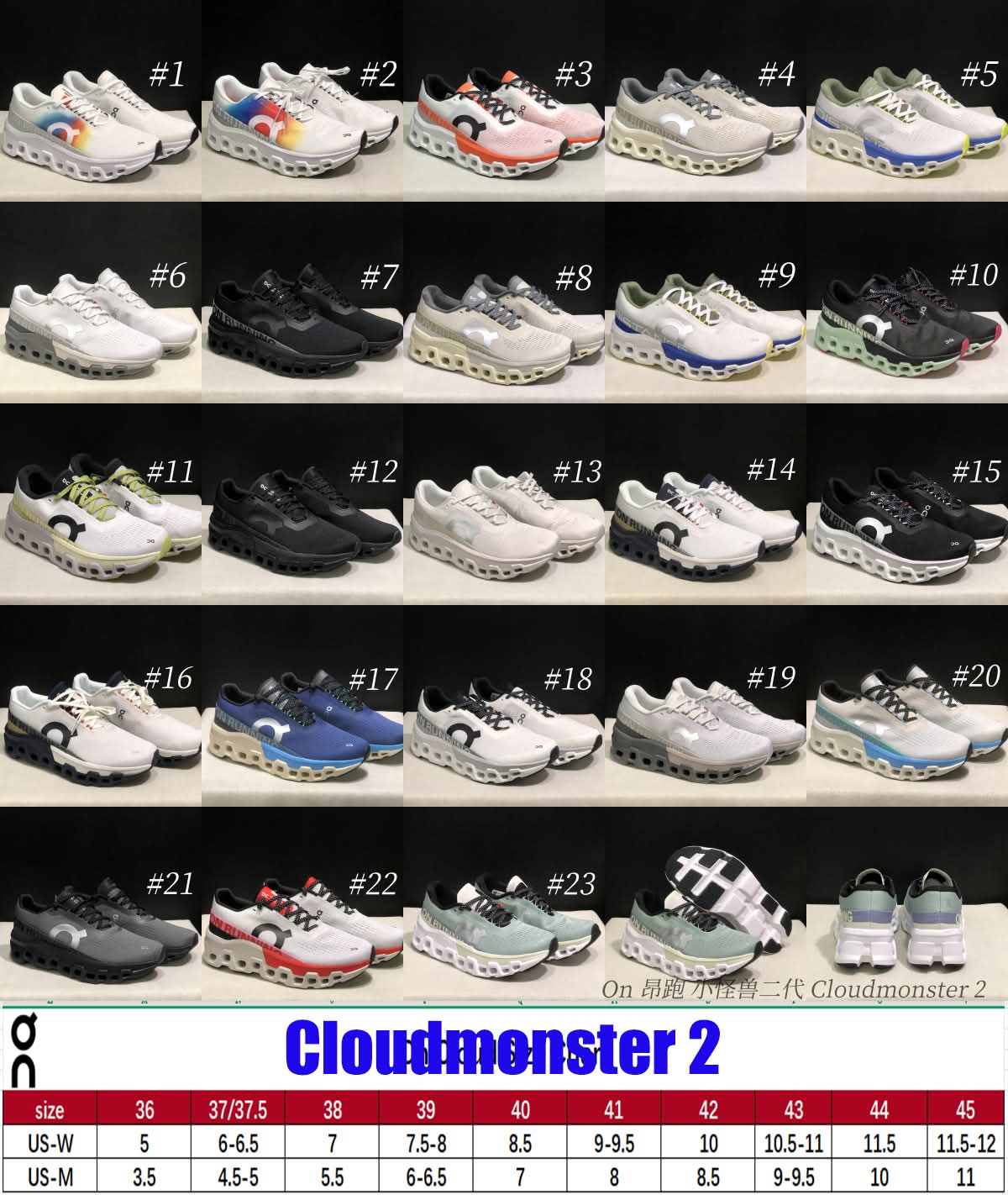 On C CM2 Sneakers 21-23