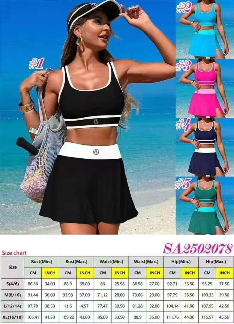 π Lu Tennis Sets Bra/Skirt