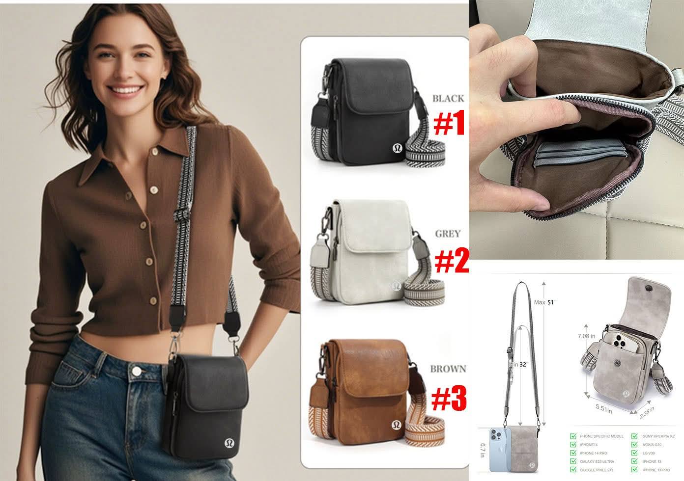 π Lu Crossbody Pouch