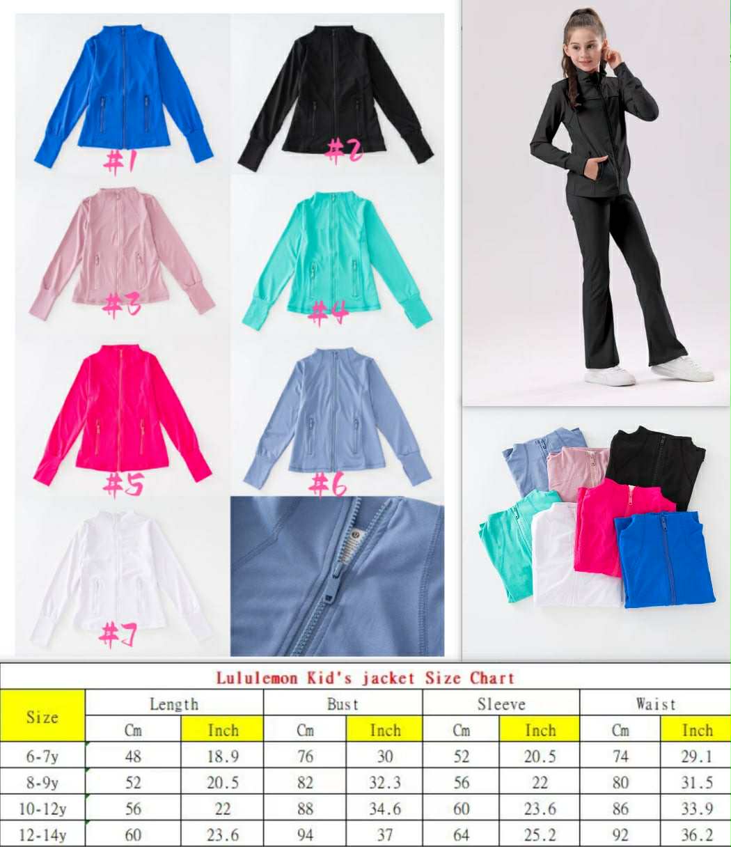 π Lu Kids Zip Up Jacket