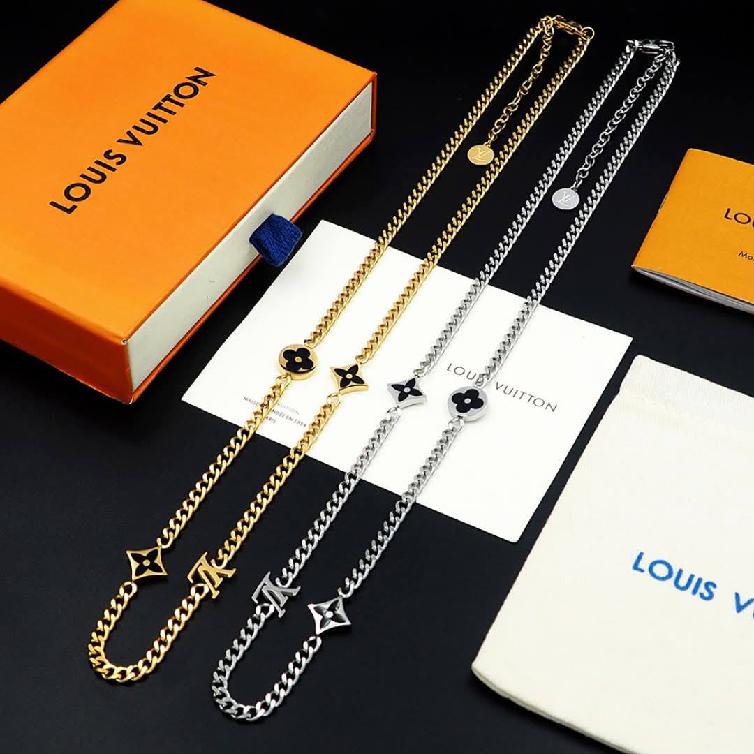 L Thick Chain Necklace