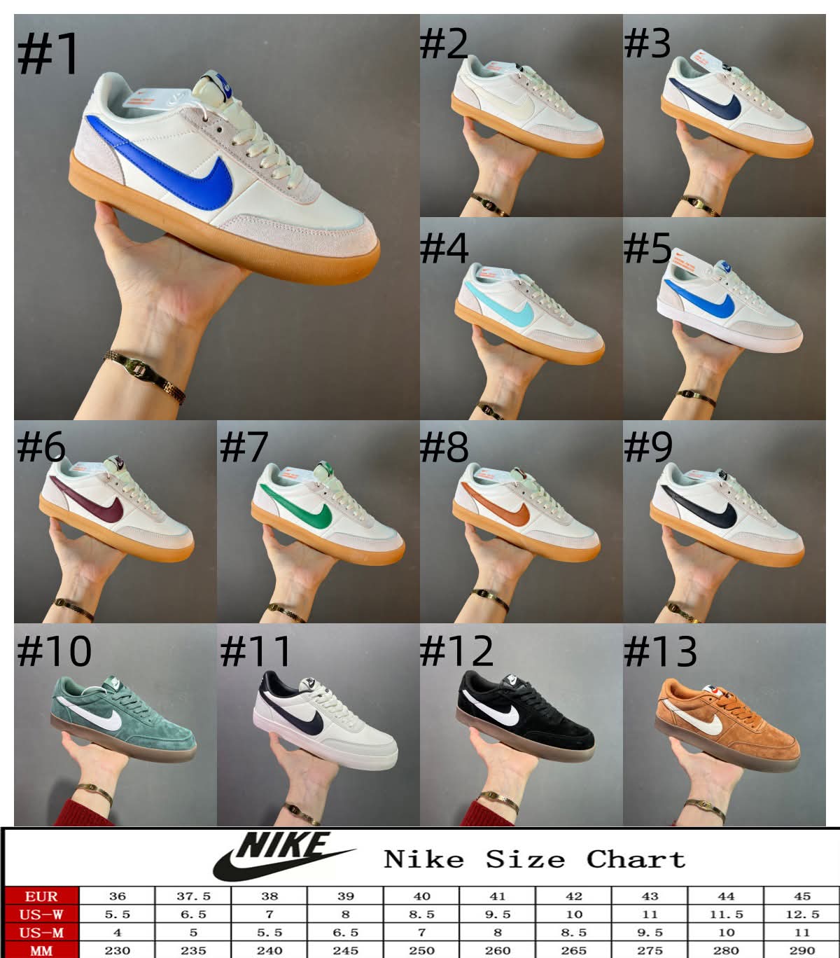 NKE Swoosh Sneakers 1-5
