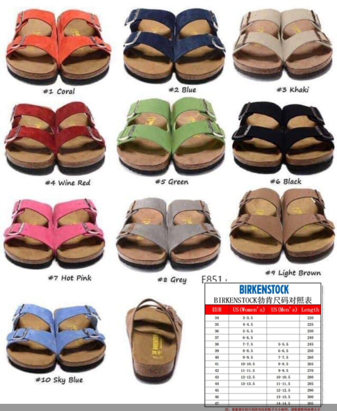 B-irk 2 Strap Sandals 1-5