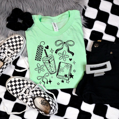 Just a girl simple design ADULT TEE OR PULLOVER