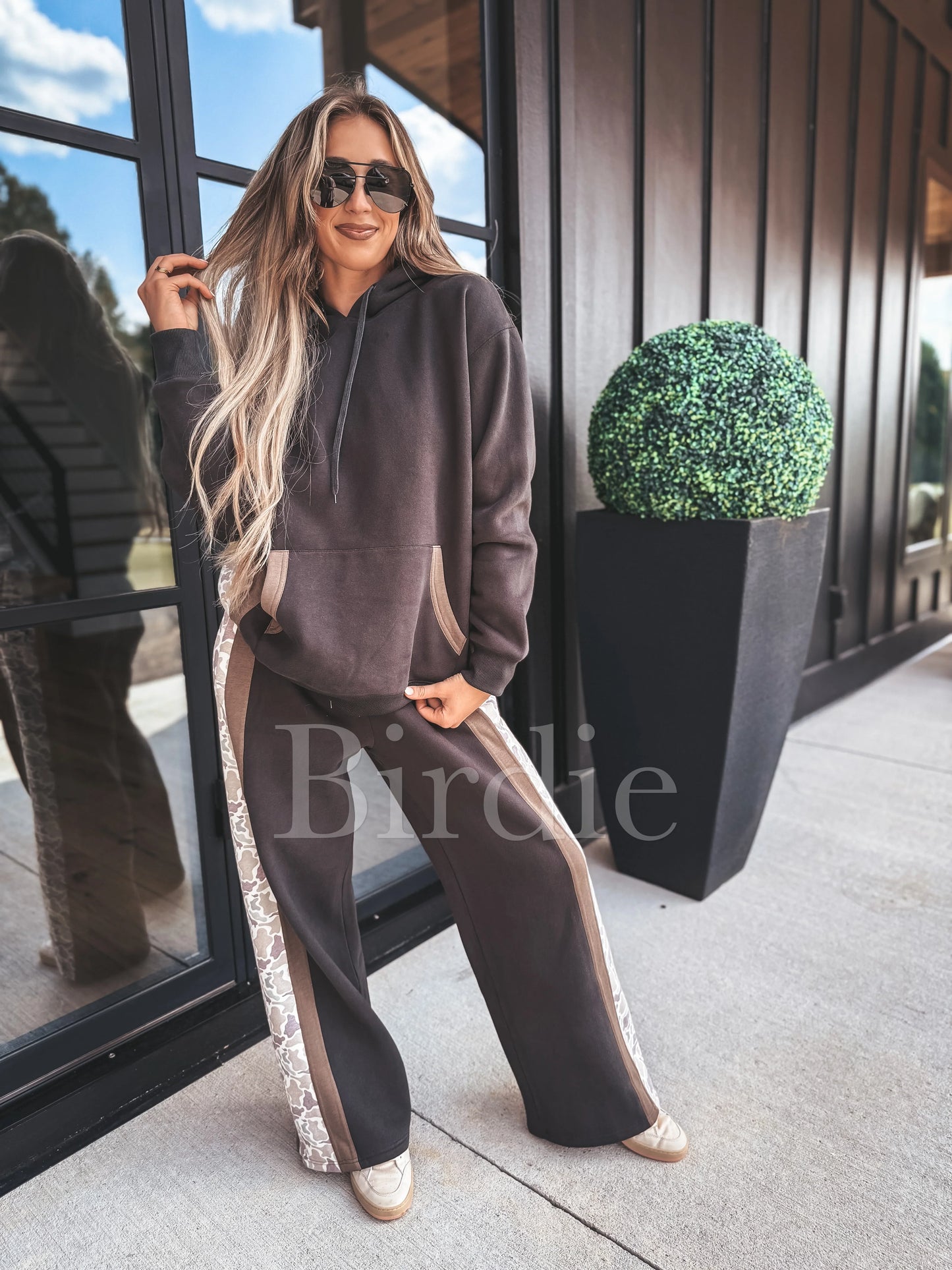 Charcoal Camo Stripe Pants ONLY