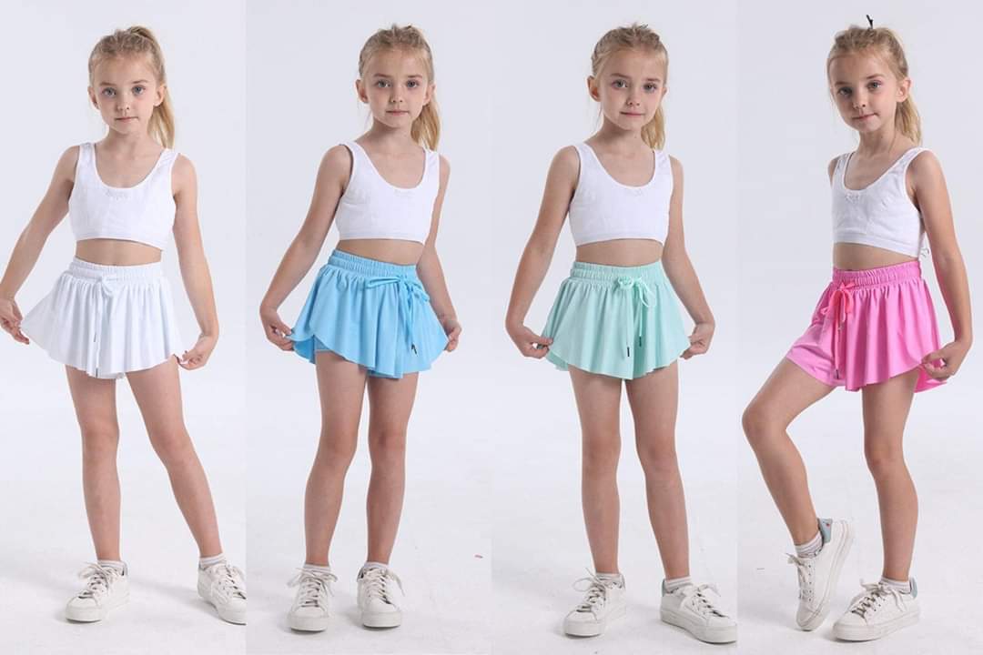 🍋 Lu Kids flowy butterfly shorts