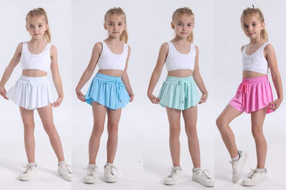 🍋 Lu Kids flowy butterfly shorts