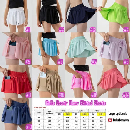 🍋 Lu Kids flowy butterfly shorts