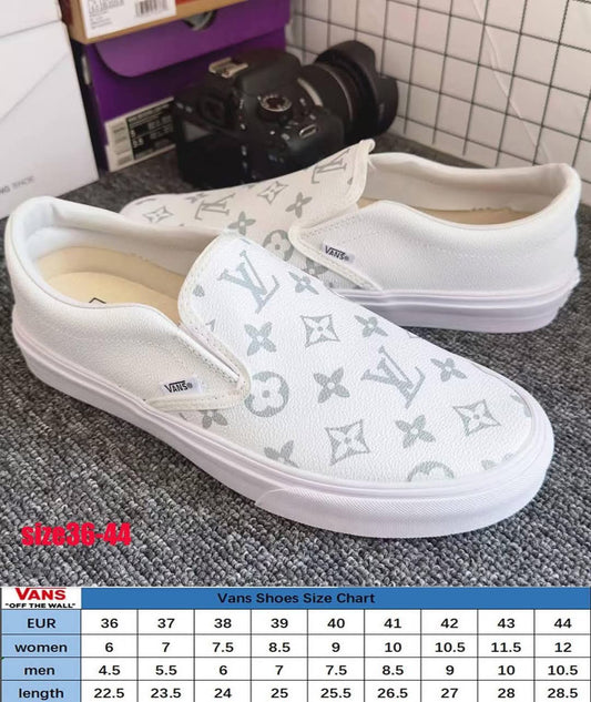 V White Boujee Slip on