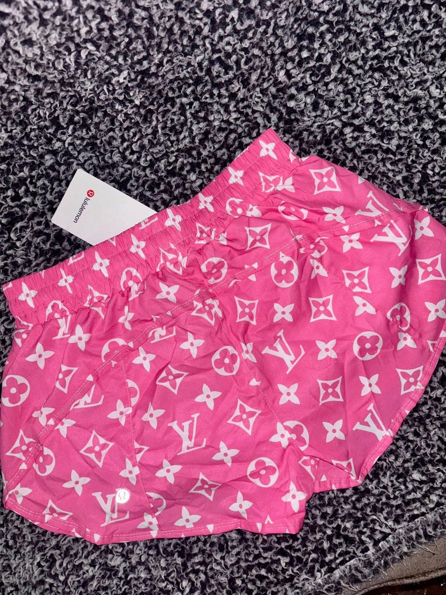 🍋 Lu Boujee Mono Shorts Pink