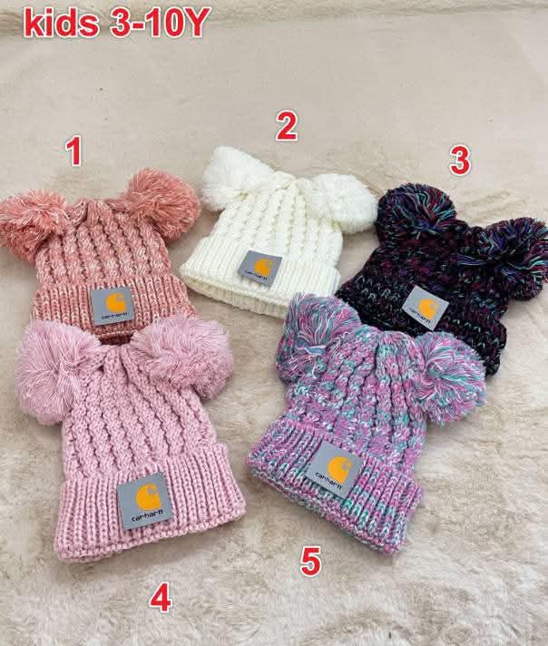 CHartt Kids Pom Hats