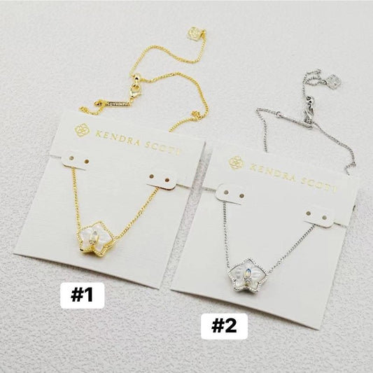 K-S Orchid Neckalace
