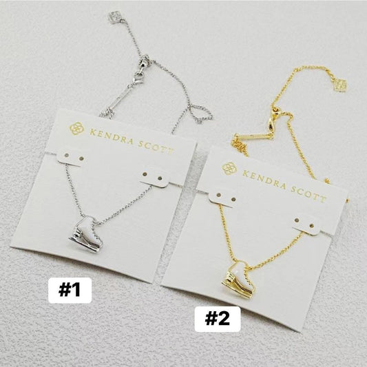 K-S Ice Skate Necklace