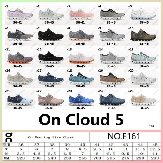 On C Shoes 5 (Style 1-10)