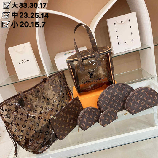L Clear Mono Bag Set