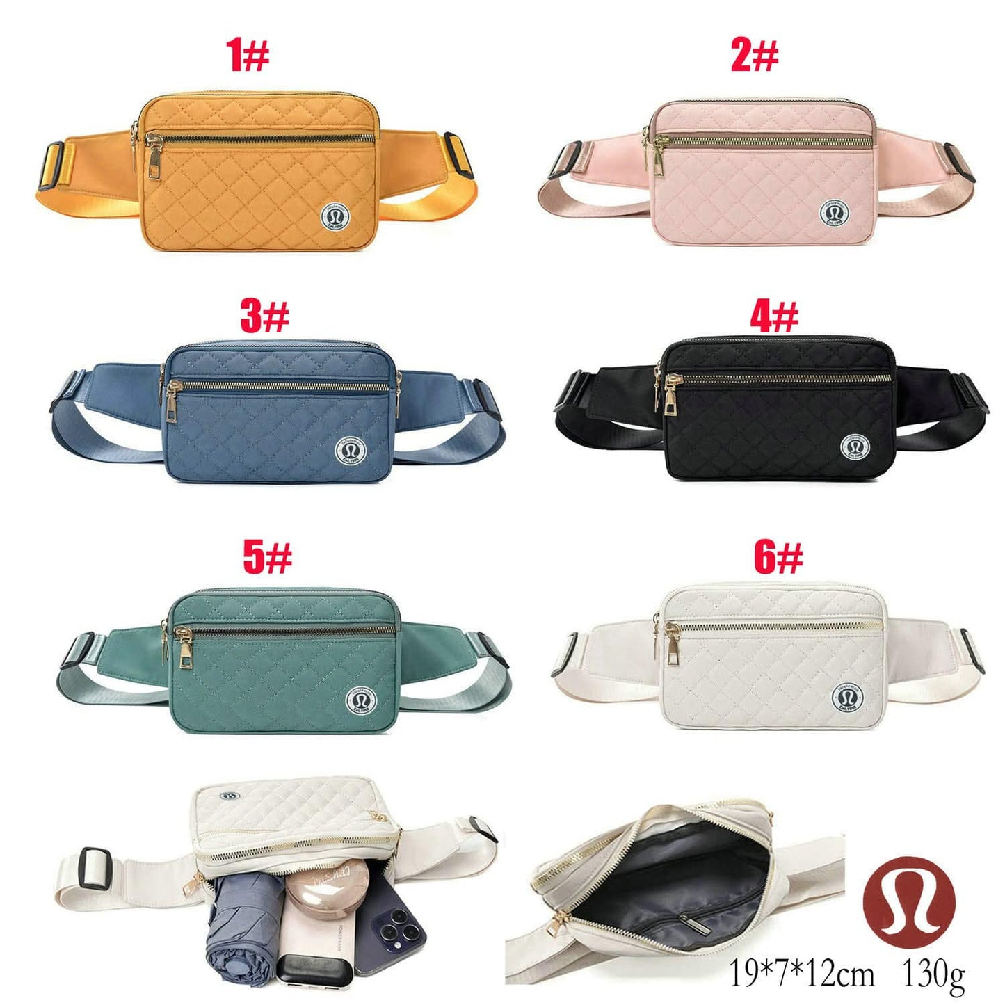 🍋 Lu Quilted Belt Bags