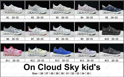 On C Sky Shoes Kids 1-8