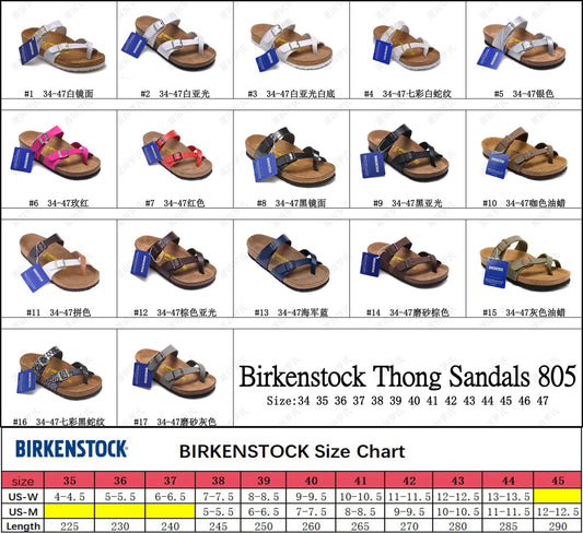 B-irk Thong Sandal 801 (Style 11-17)