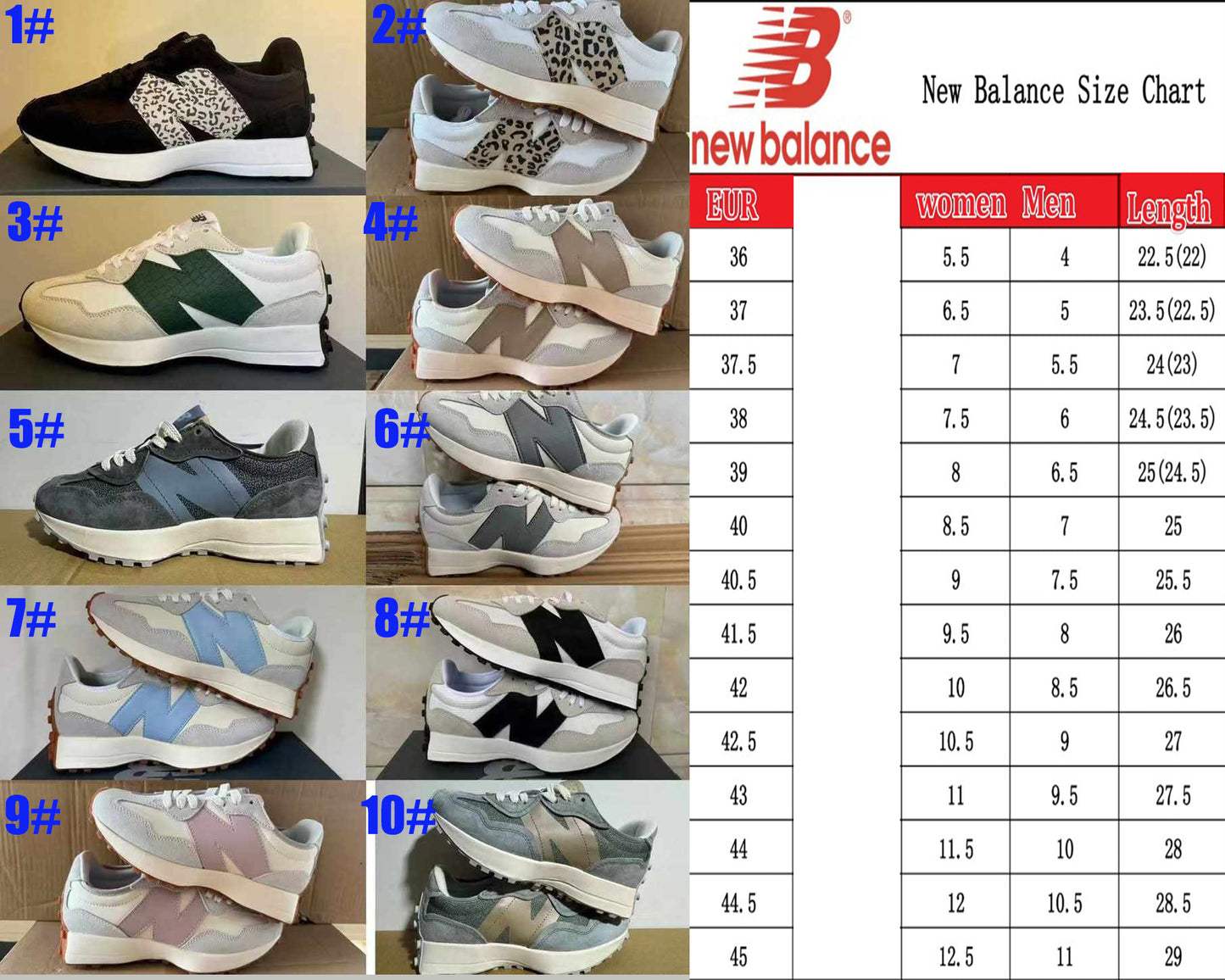 NB Sneakers 2 (Style 7-10)