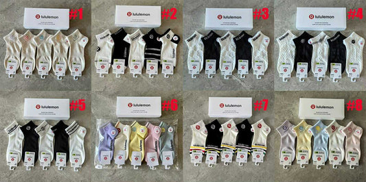 🍋 Lu Ankle Socks 5pk