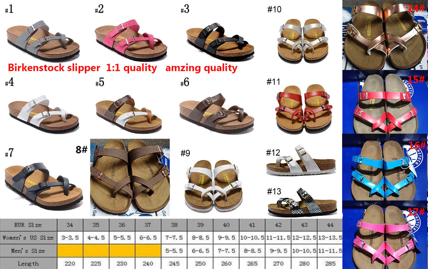 B-irk Toe Sandals 5 (Style 1-9)