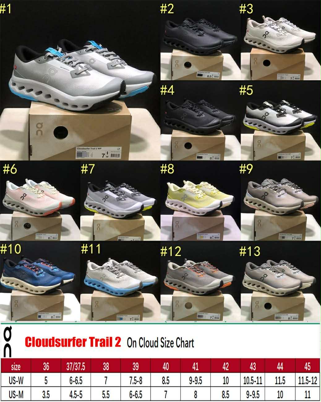 On C CF2 Sneakers 10-13