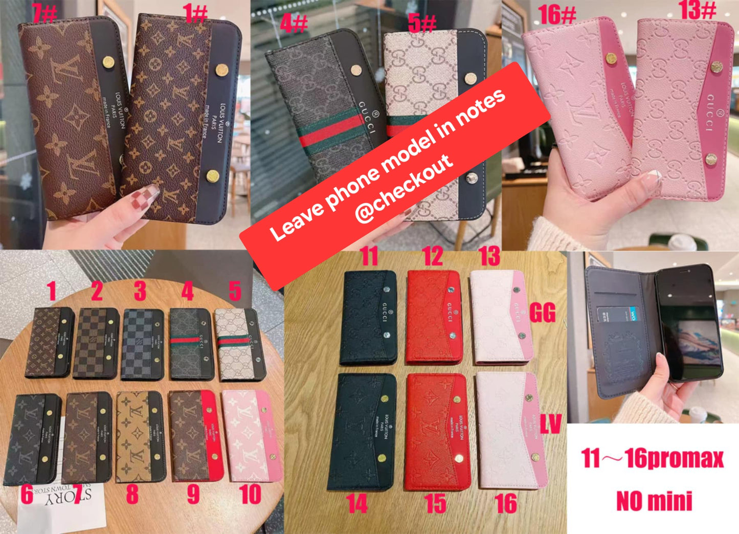 L Mono Phone Wallet