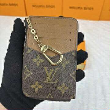 L Card Holder Keychain Wallet