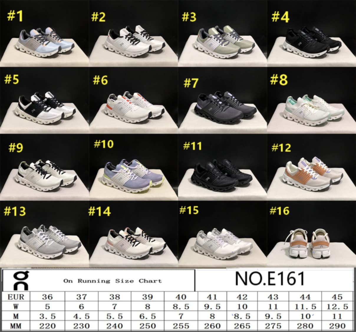 On C Swift Shoes (Style 9-16)