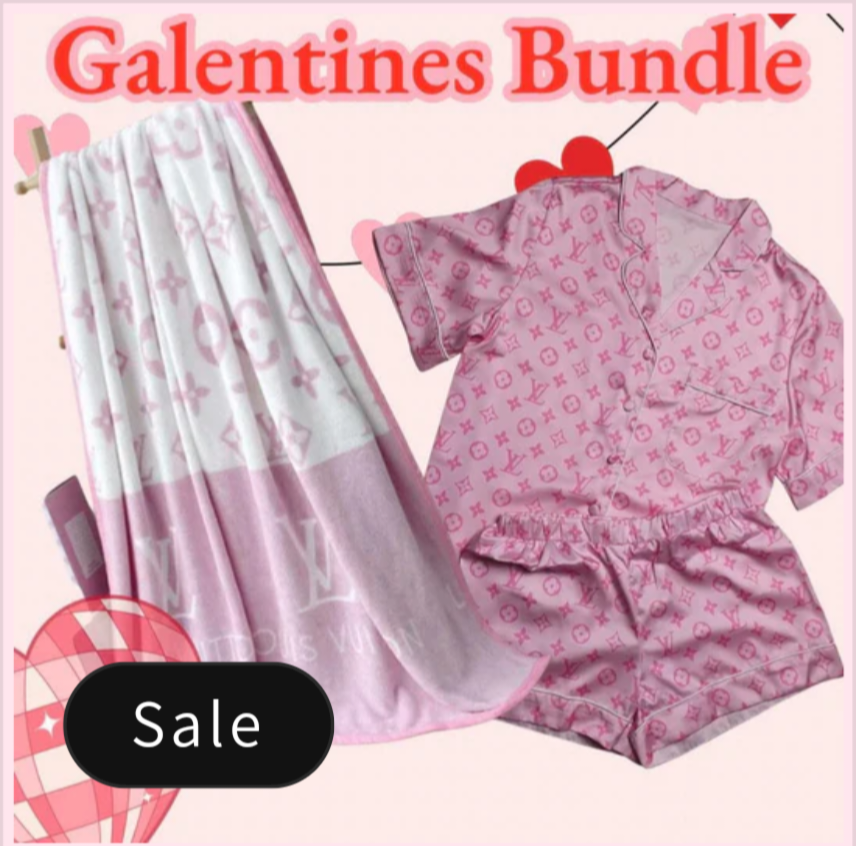 Galentine Pj & Blanket Bundle